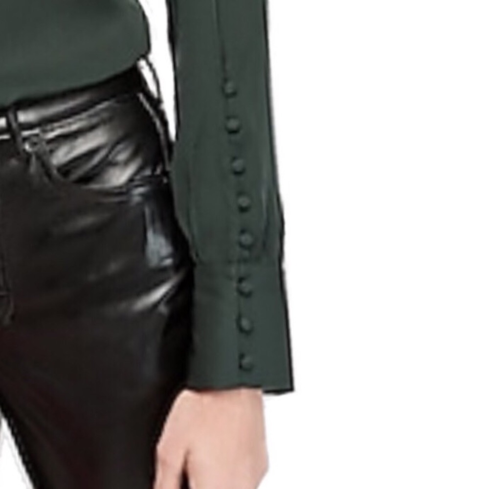EXPRESS | Color Block Large Cuff Top - Picture 2 of 4